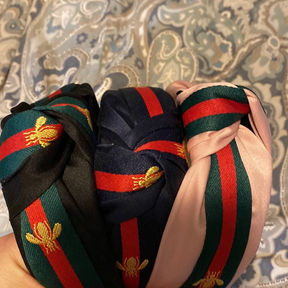 Three hair bands bee and ribbon inspired replica - Picture 4 of 5